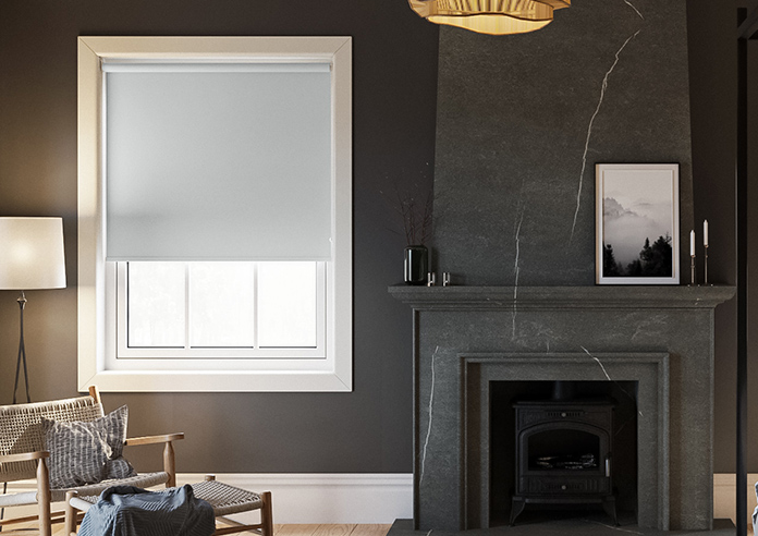 Florenza (Blackout), Alloy Grey - Twist&Fit Roller Blind - Image 3